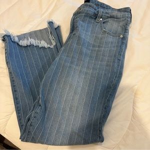 Liverpool pinstripe jeans! So cute on! NWOT